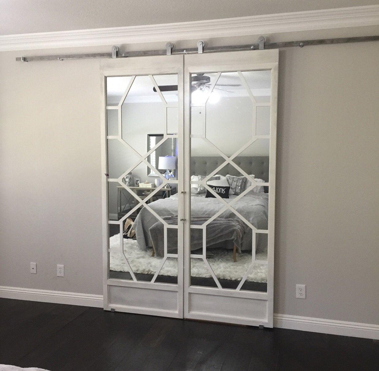 Mirrored Doors - Rustic Luxe Designs