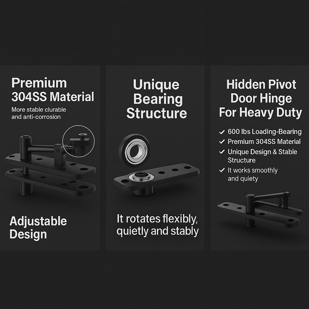 Prestige Pivot Door Hardware – Heavy-Duty Pivot System