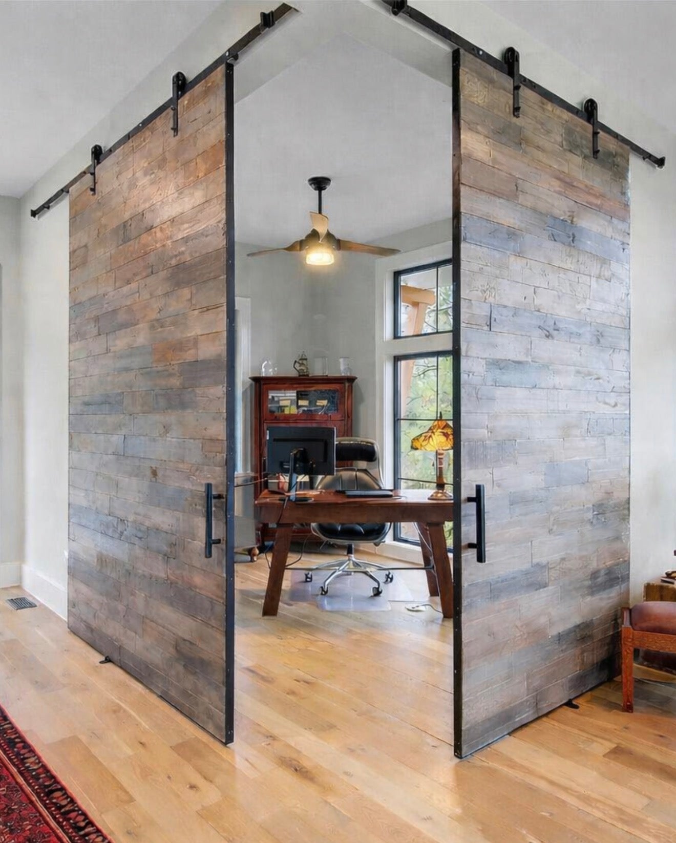 Metal Trim Plank Door