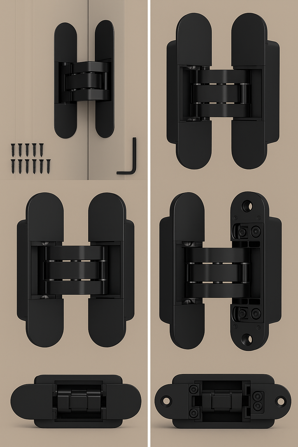 Prestige Concealed 3D Door Hidden Hinge