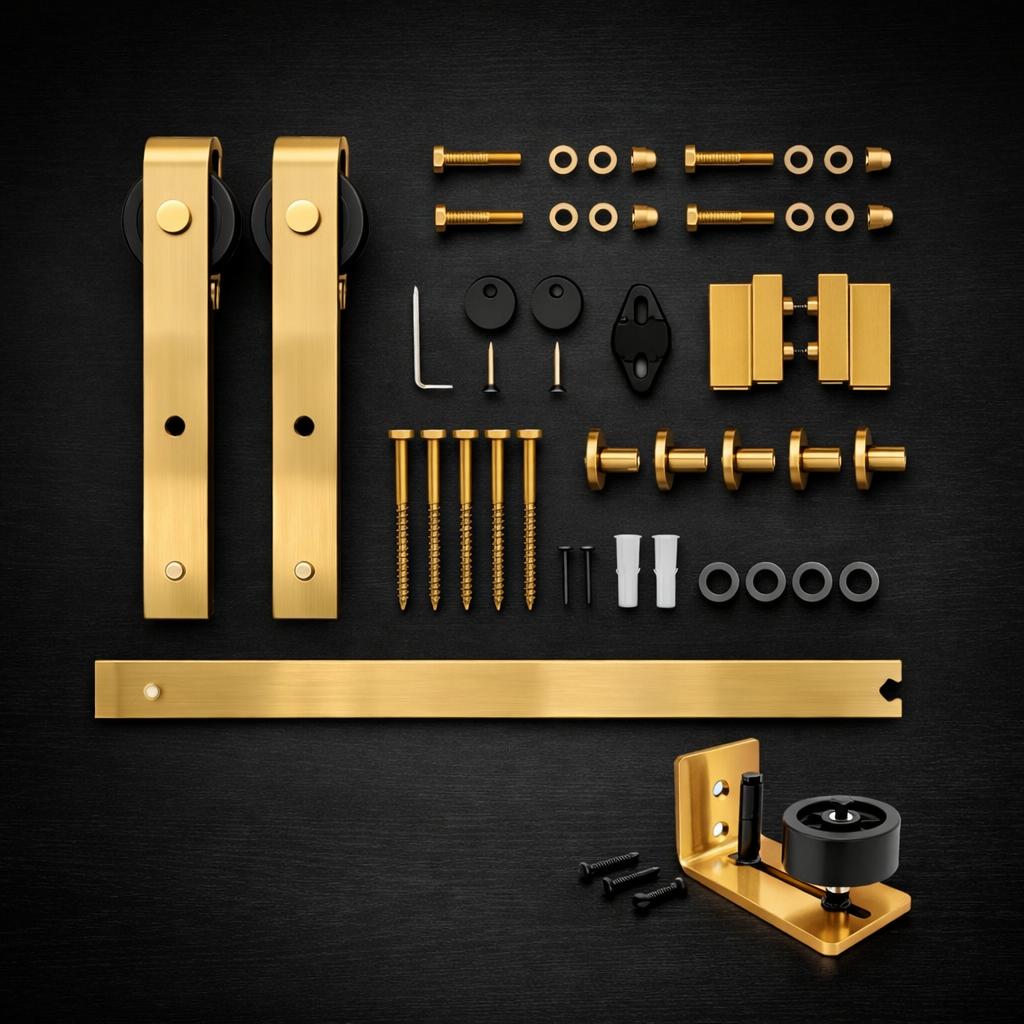 Prestige Minimalist Gold Slimline Track System