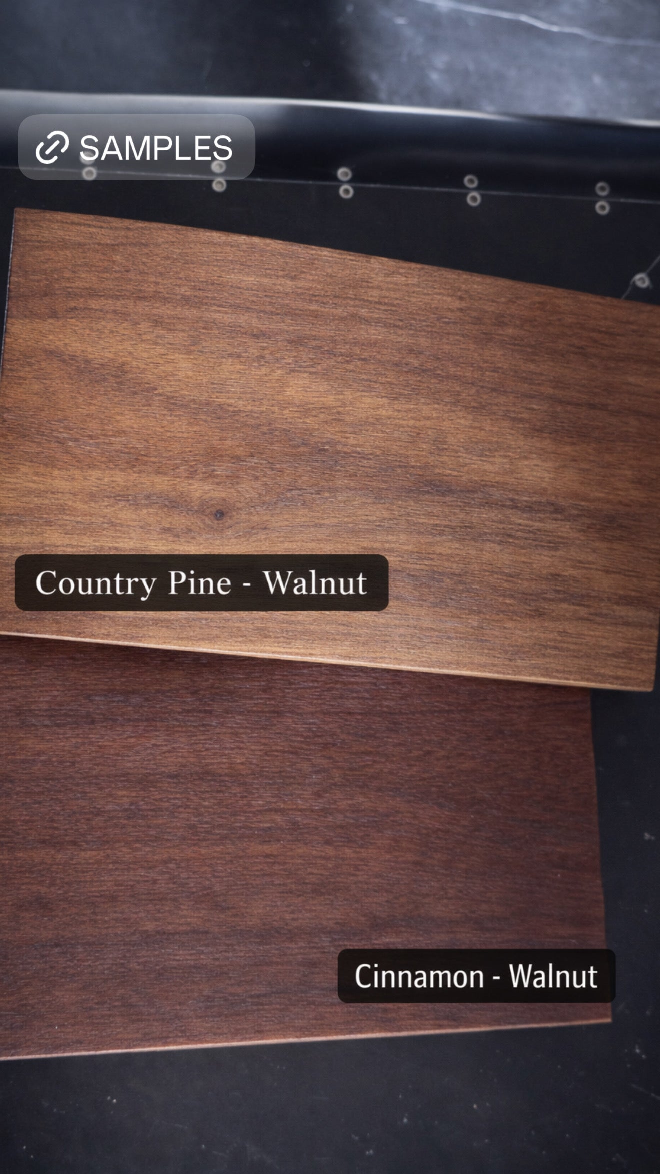 Wood & Finish Samples - RLD