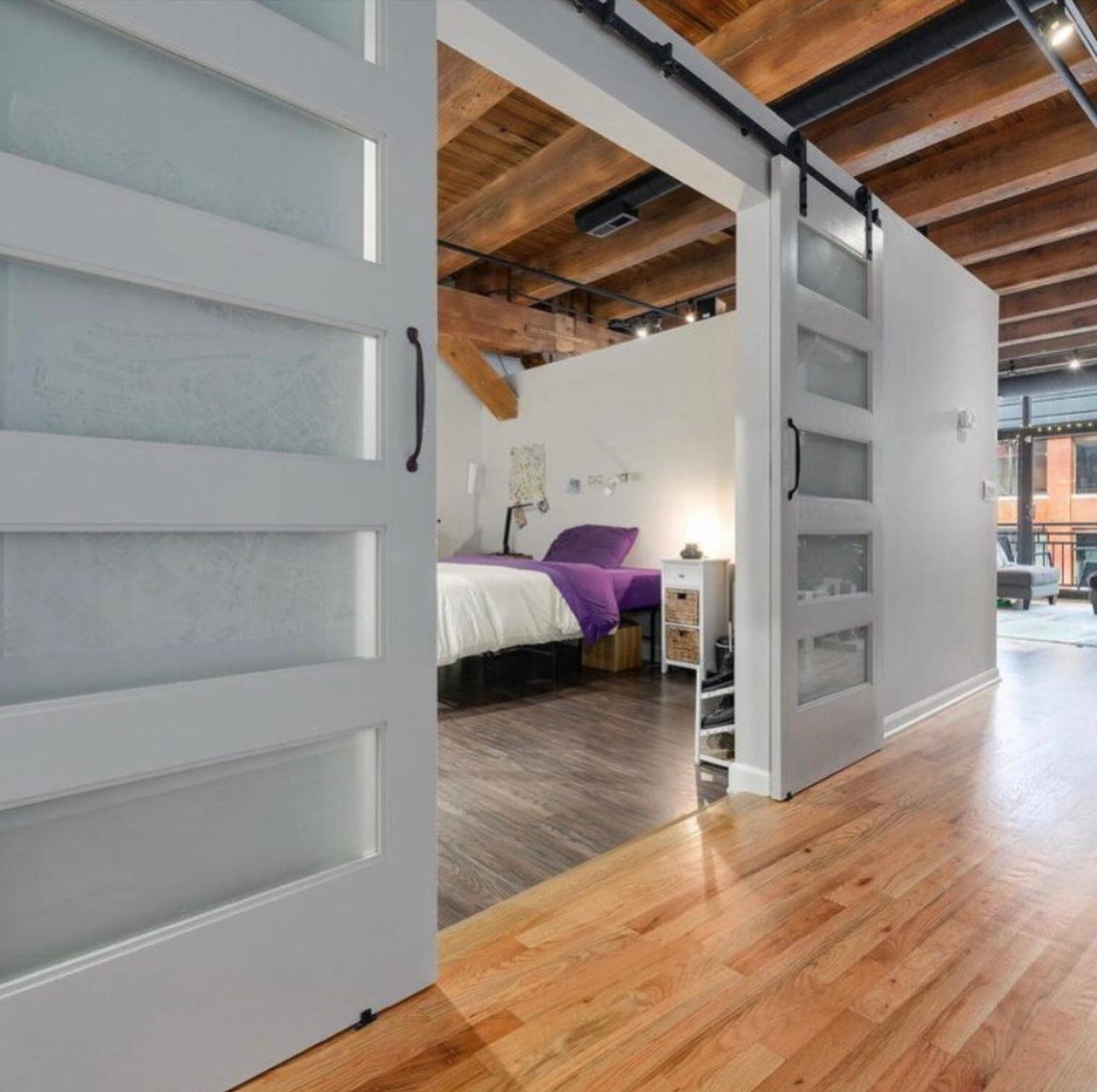 5-Panel Glass Door - Rustic Luxe Designs