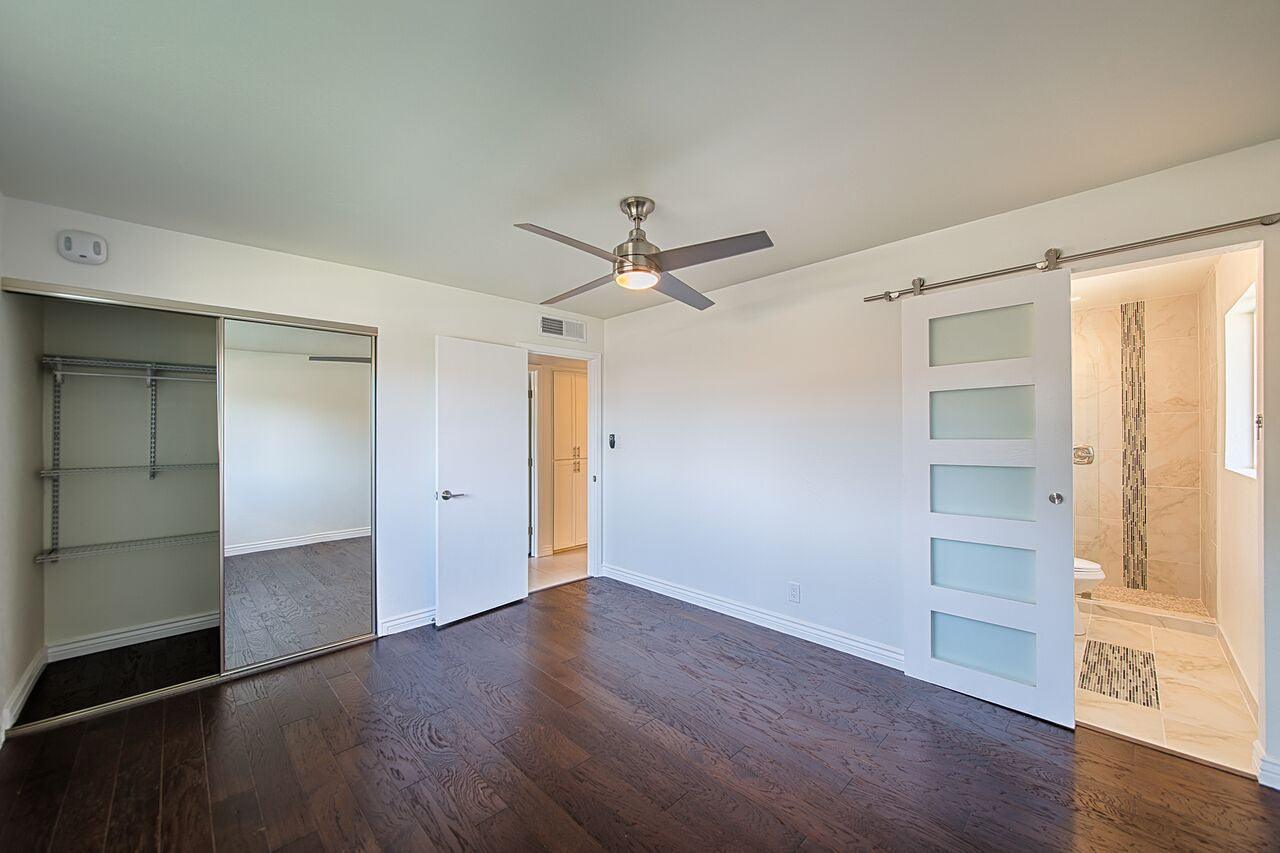 5-Panel Glass Interior Sliding Barn Door