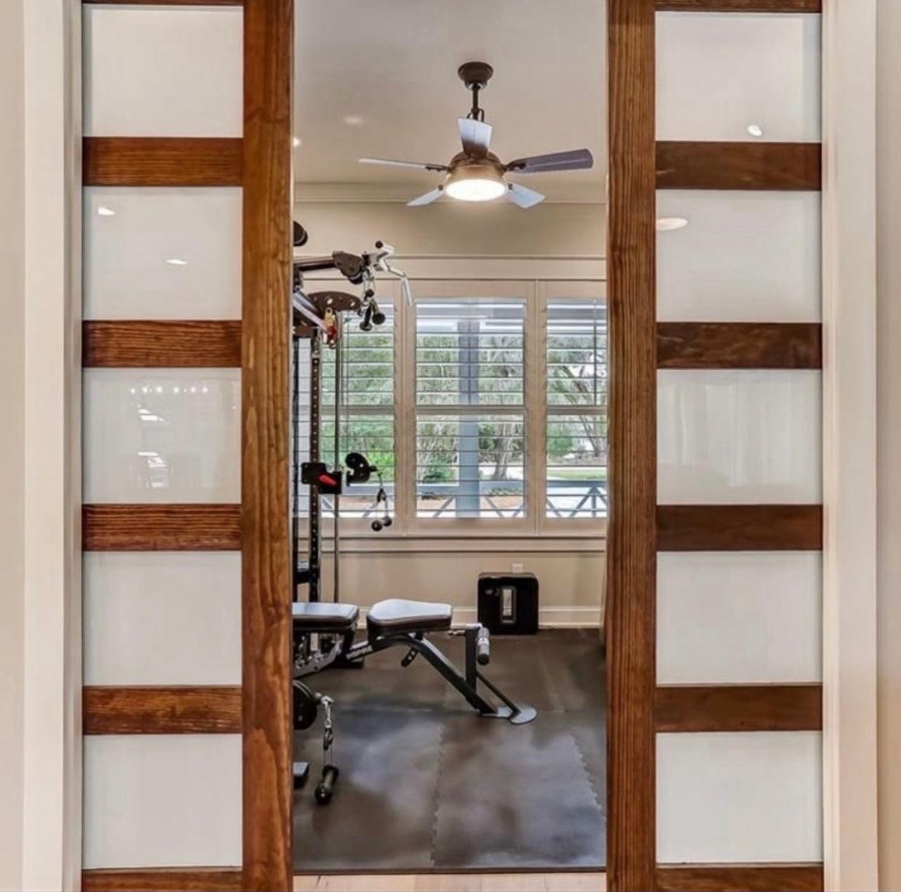 5-Panel Glass Door - Rustic Luxe Designs