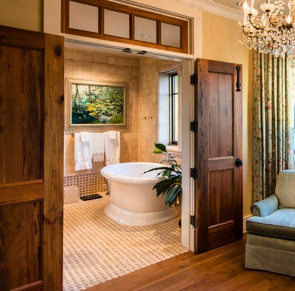 Chalet Design Interior Sliding Barn Door