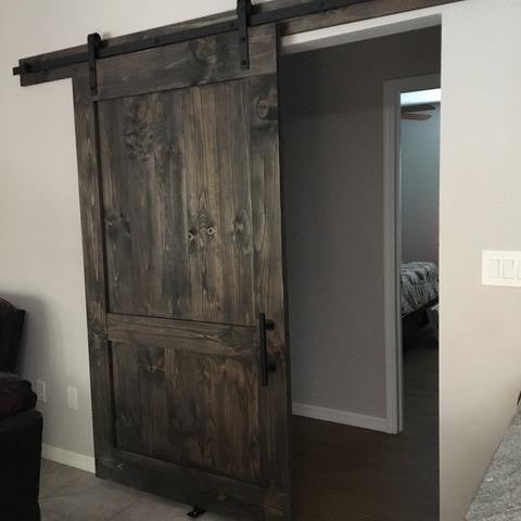 Chalet Design Interior Sliding Barn Door