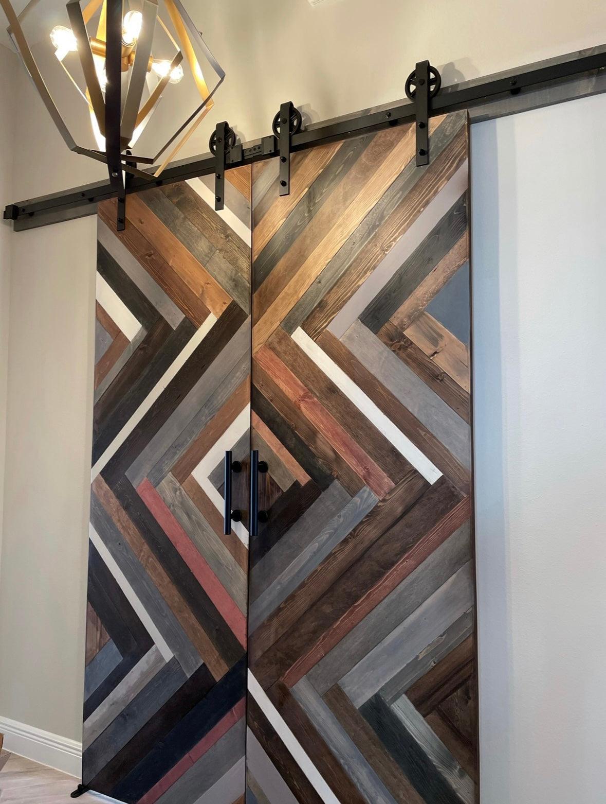 Herringbone Door - Rustic Luxe Designs