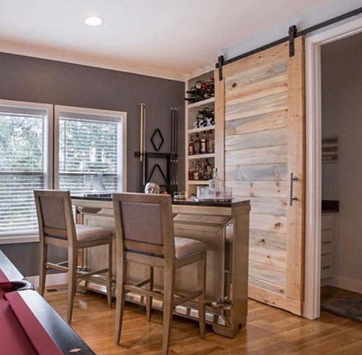 Horizontal Plank Door - Rustic Luxe Designs