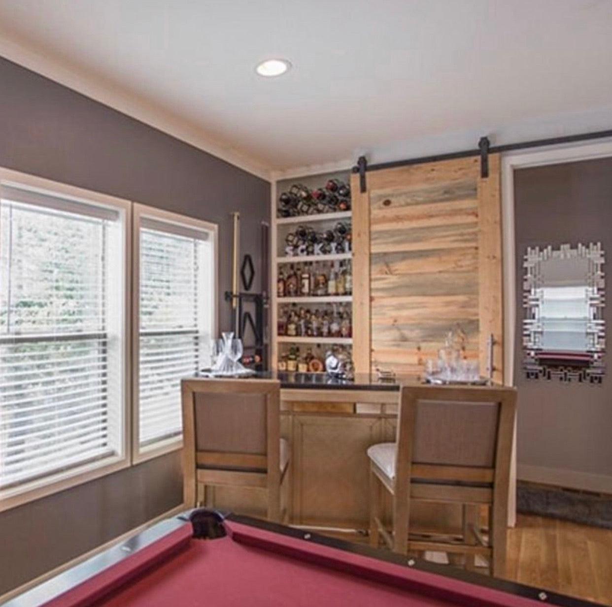 Horizontal Plank Door - Rustic Luxe Designs