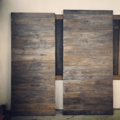 Horizontal Plank Door - Rustic Luxe Designs