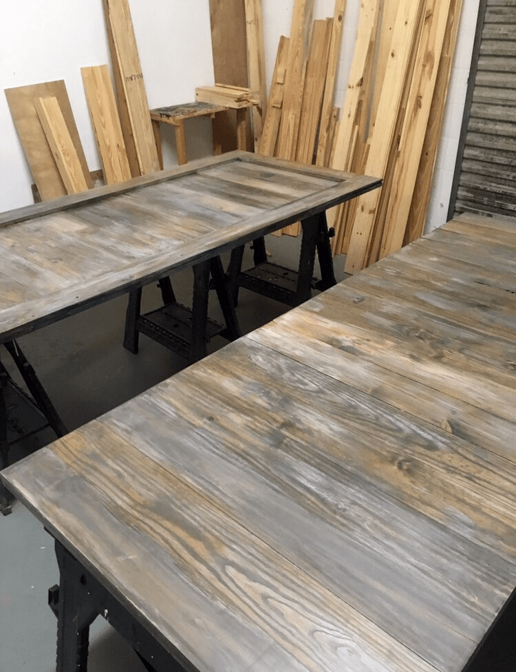 Horizontal Plank Door - Rustic Luxe Designs