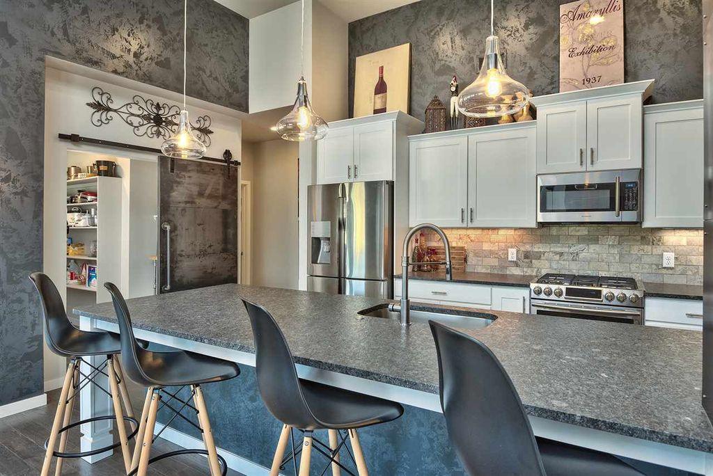 Minimalist Slab Door - Rustic Luxe Designs