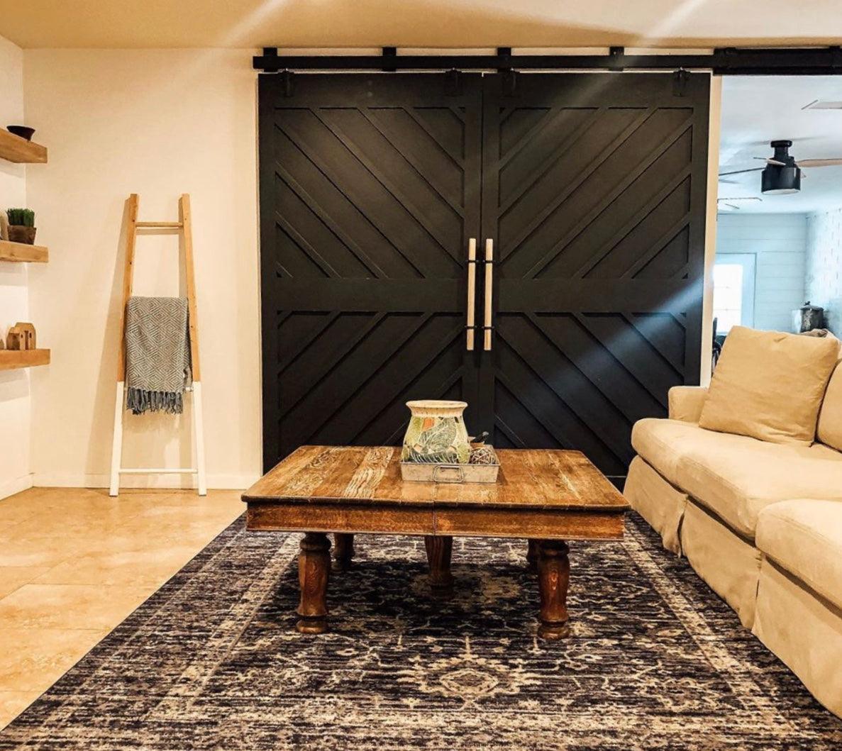Raised Chevron Panel Door - Rustic Luxe Designs