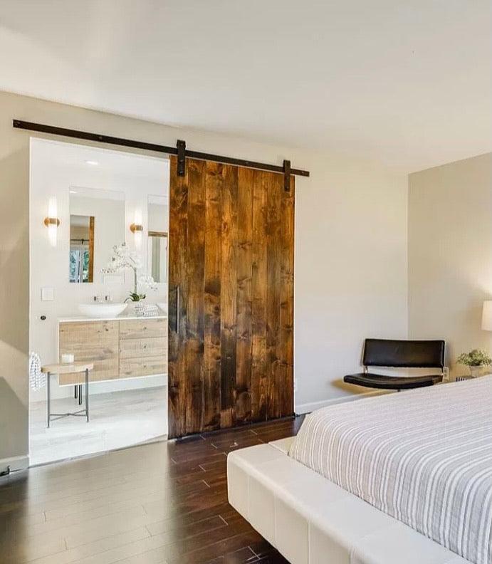 Rustic Slab Door - Rustic Luxe Designs