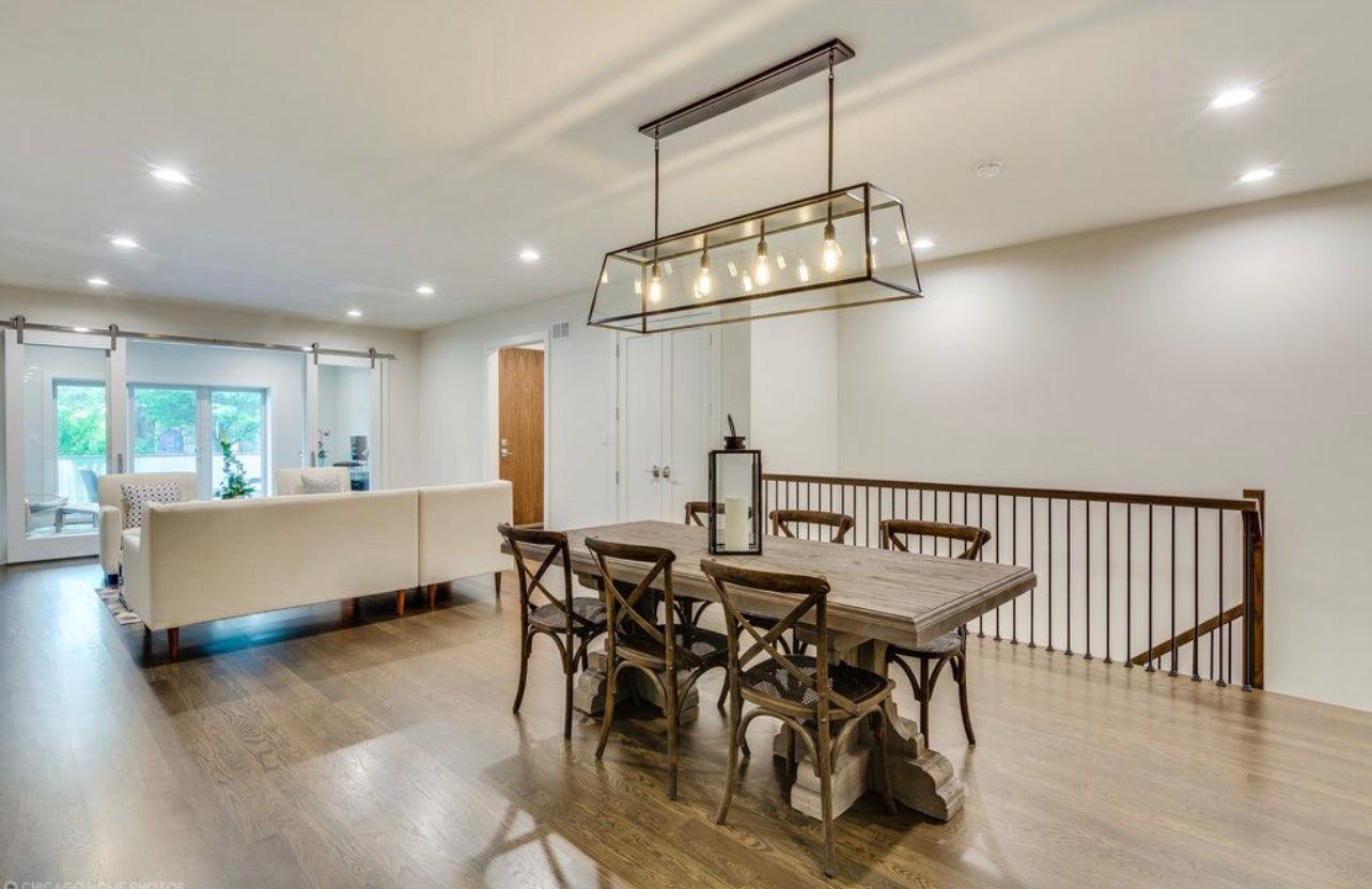 Solid Glass Door - Rustic Luxe Designs