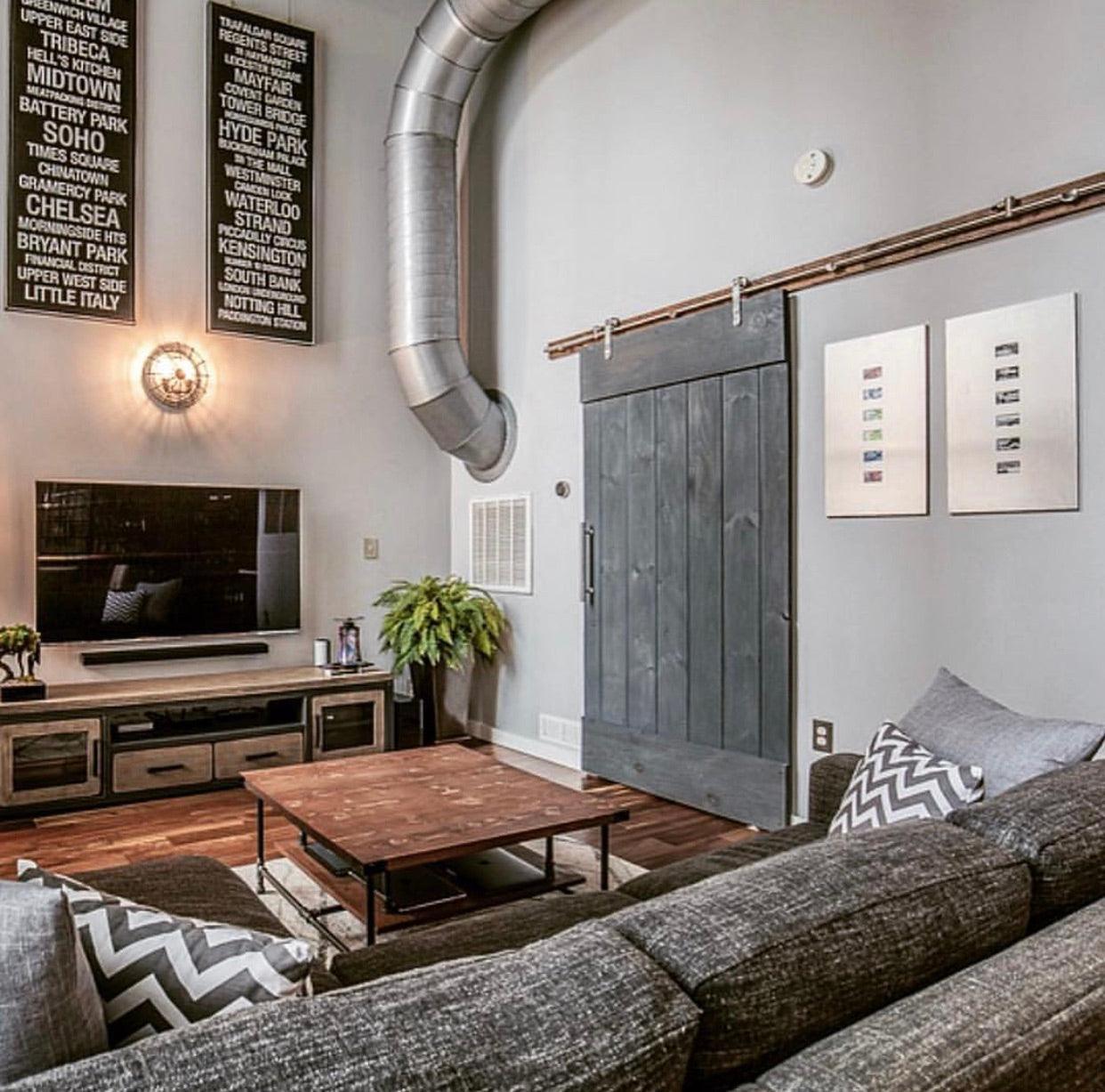 Vertical Plank Door - Rustic Luxe Designs