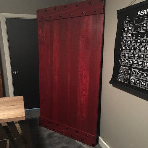 Vertical Plank Door - Rustic Luxe Designs