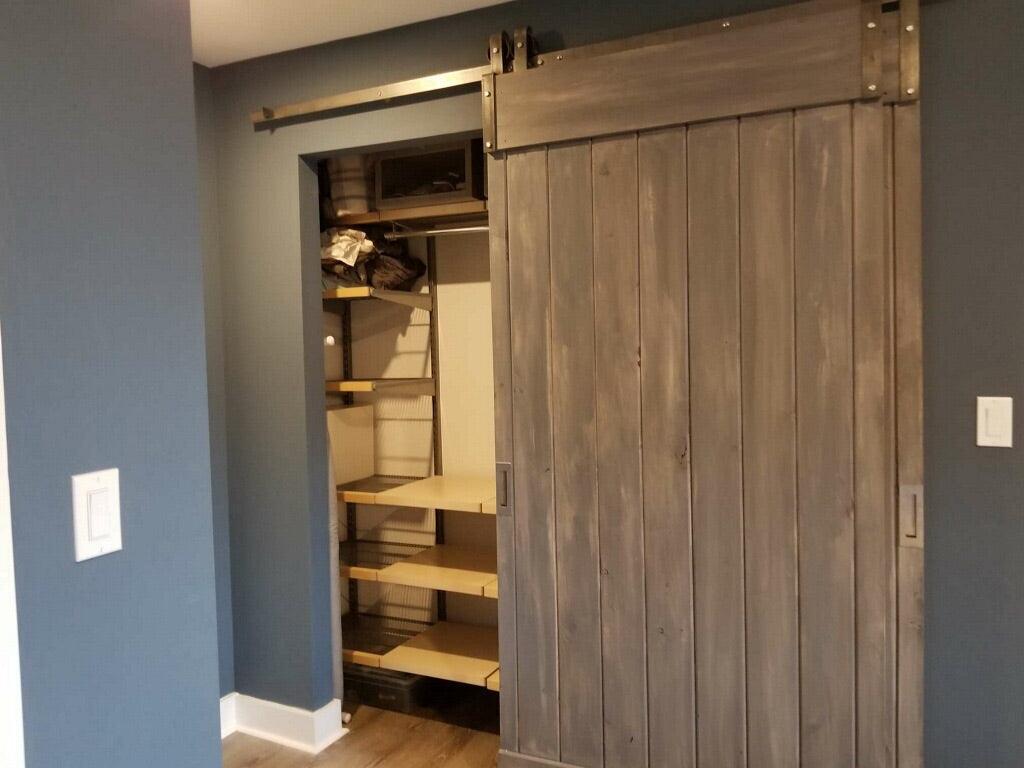 Vertical Plank Door - Rustic Luxe Designs