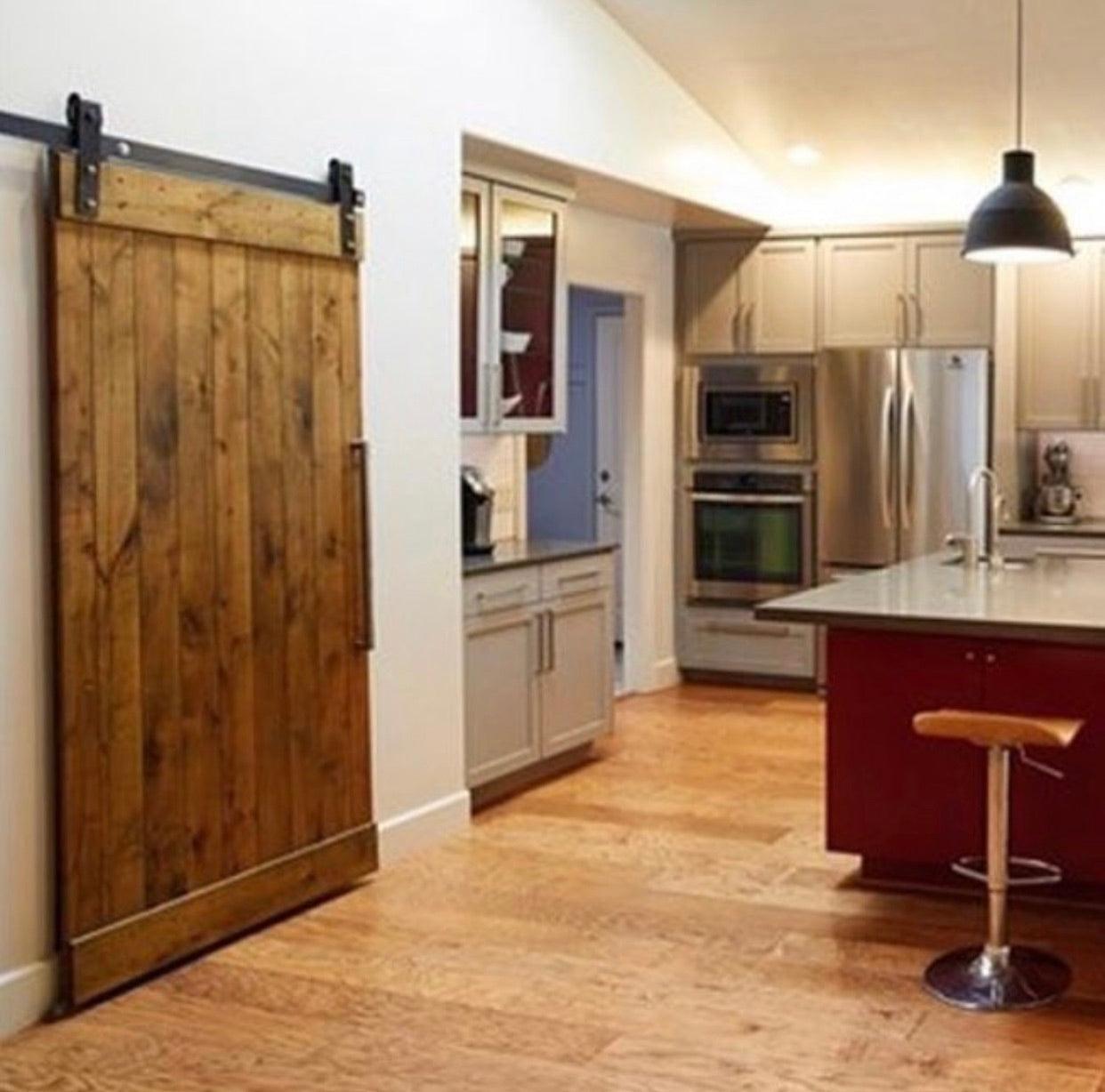 Vertical Plank Door - Rustic Luxe Designs