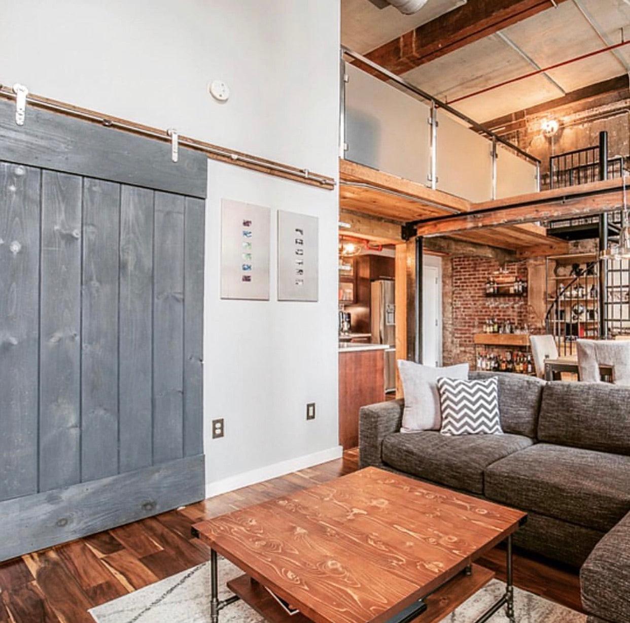 Vertical Plank Door - Rustic Luxe Designs