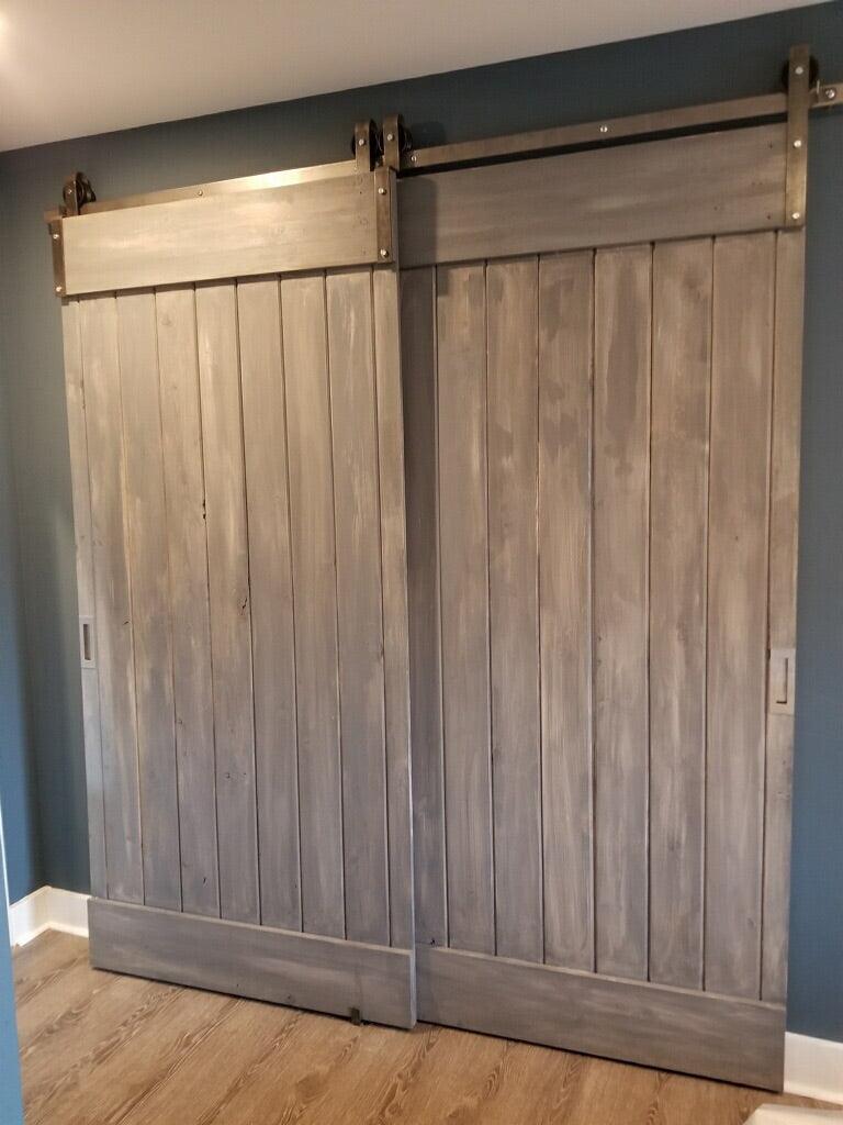 Vertical Plank Door - Rustic Luxe Designs