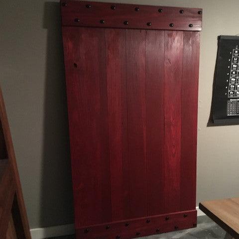 Vertical Plank Door - Rustic Luxe Designs