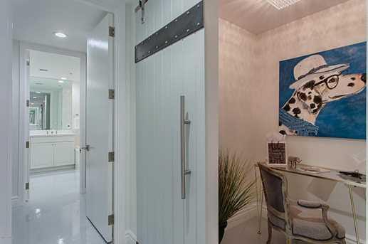 Vertical Plank Metal Trim Door - Rustic Luxe Designs