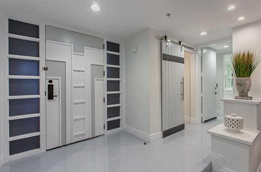 Vertical Plank Metal Trim Door - Rustic Luxe Designs