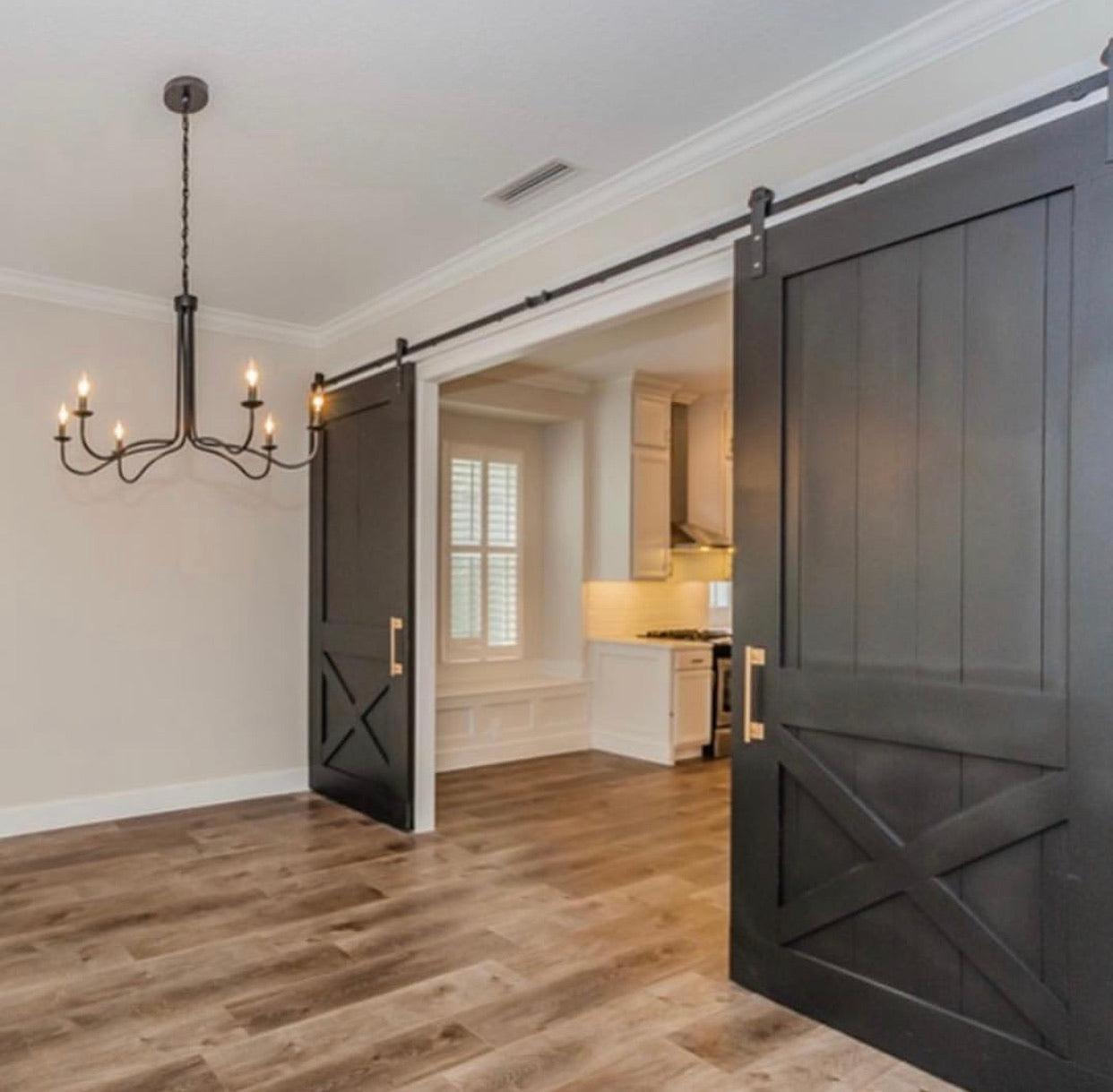 Vintage Farmhouse Barn Door - Rustic Luxe Designs