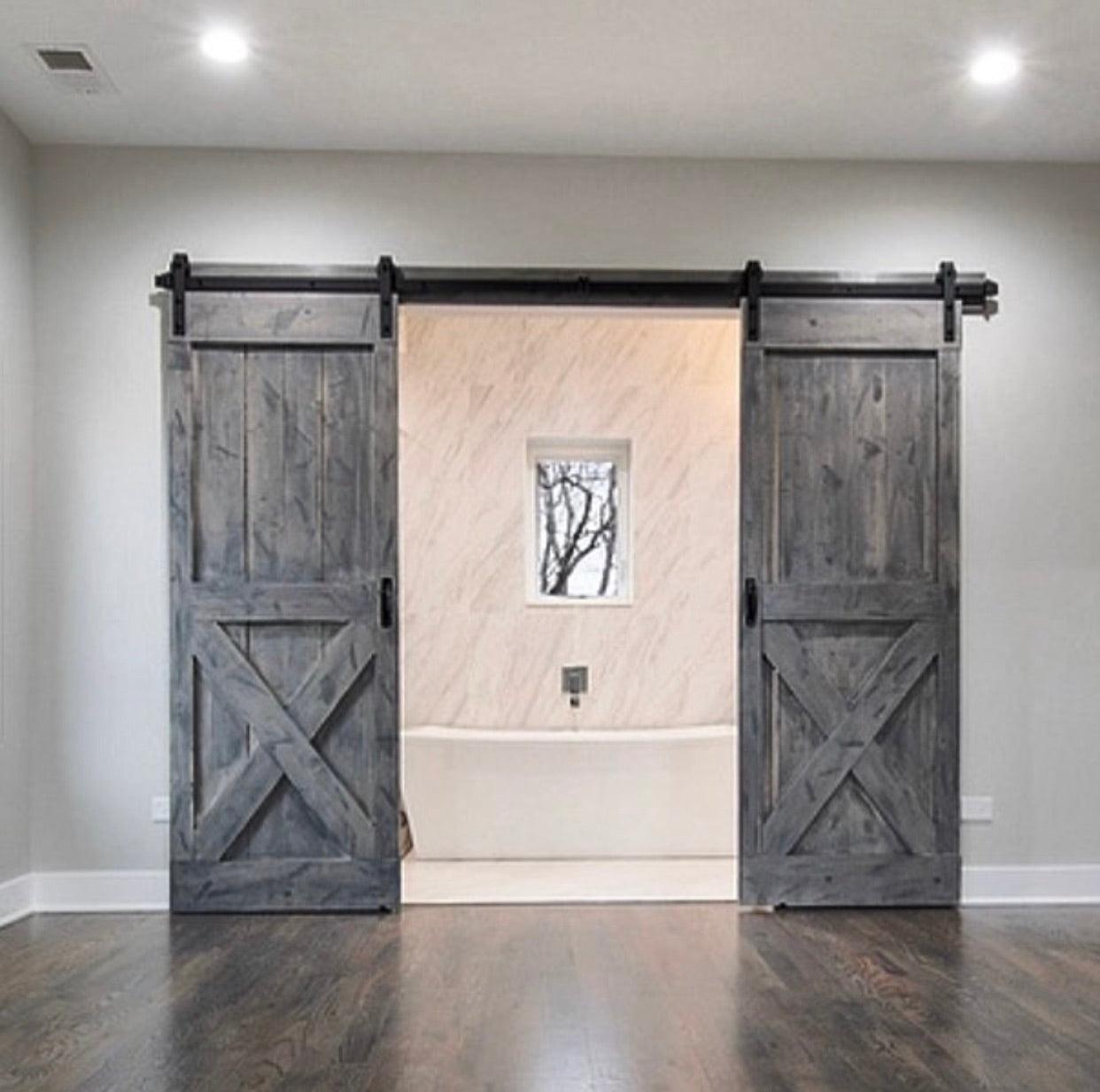 Vintage Farmhouse Barn Door - Rustic Luxe Designs
