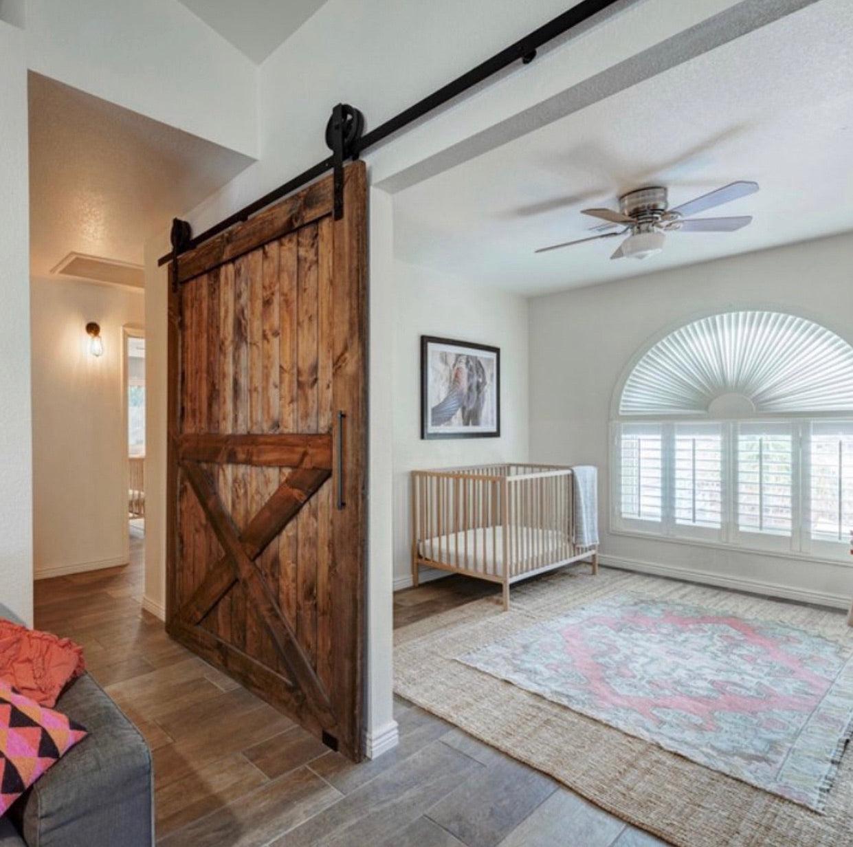 Vintage Farmhouse Barn Door - Rustic Luxe Designs
