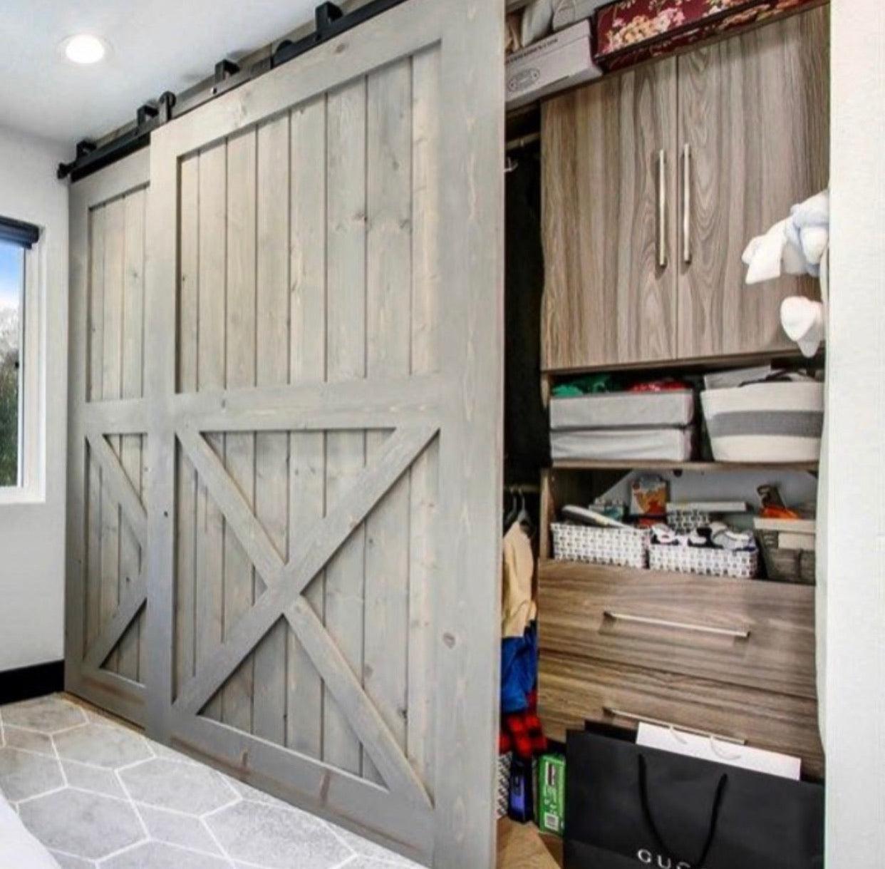 Vintage Farmhouse Barn Door - Rustic Luxe Designs