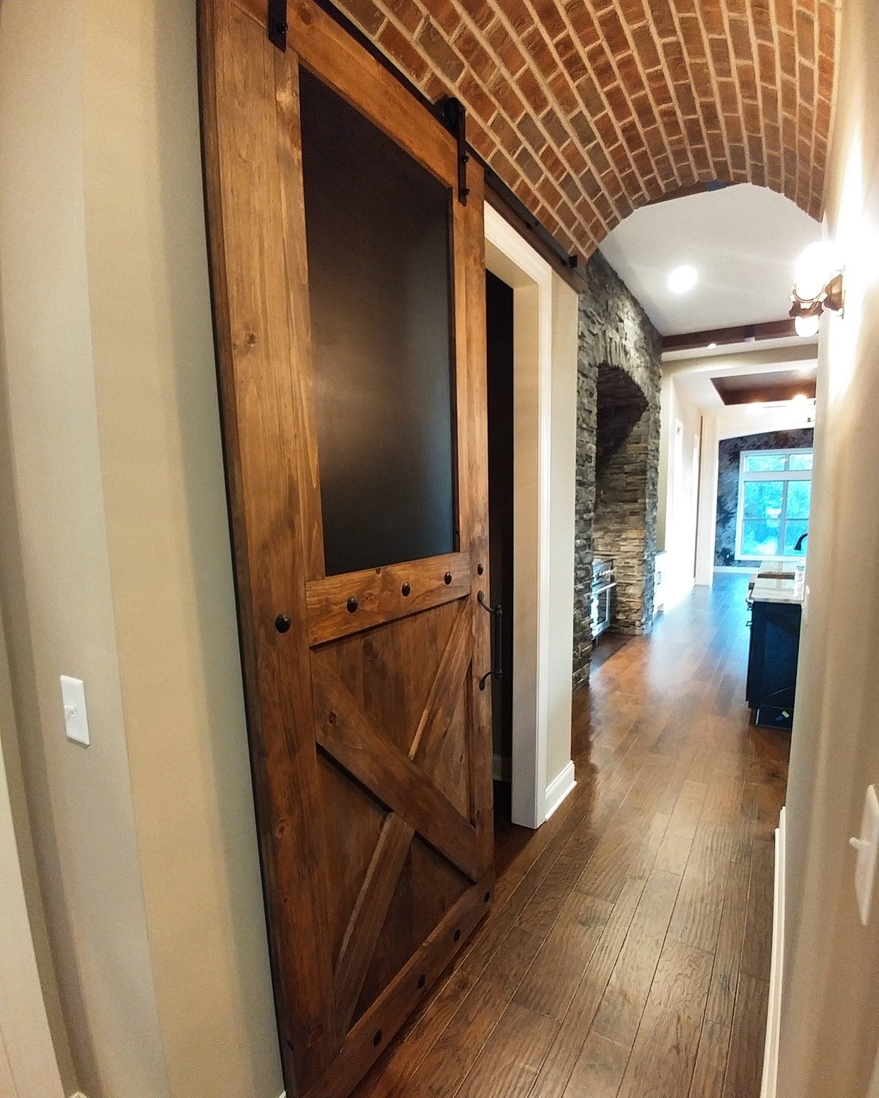 Vintage Farmhouse Chalkboard Door - Rustic Luxe Designs