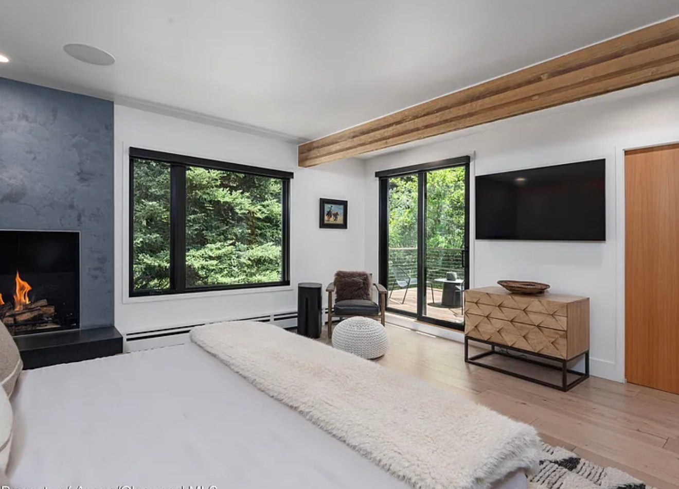 Rustic Luxe Designs Rift White Oak Minimalist Doors in Colorado