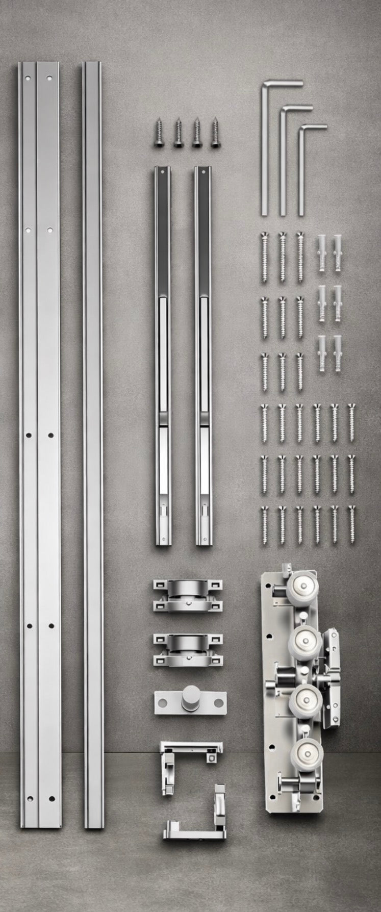 RLD Prestige Invisible Slide Hardware System