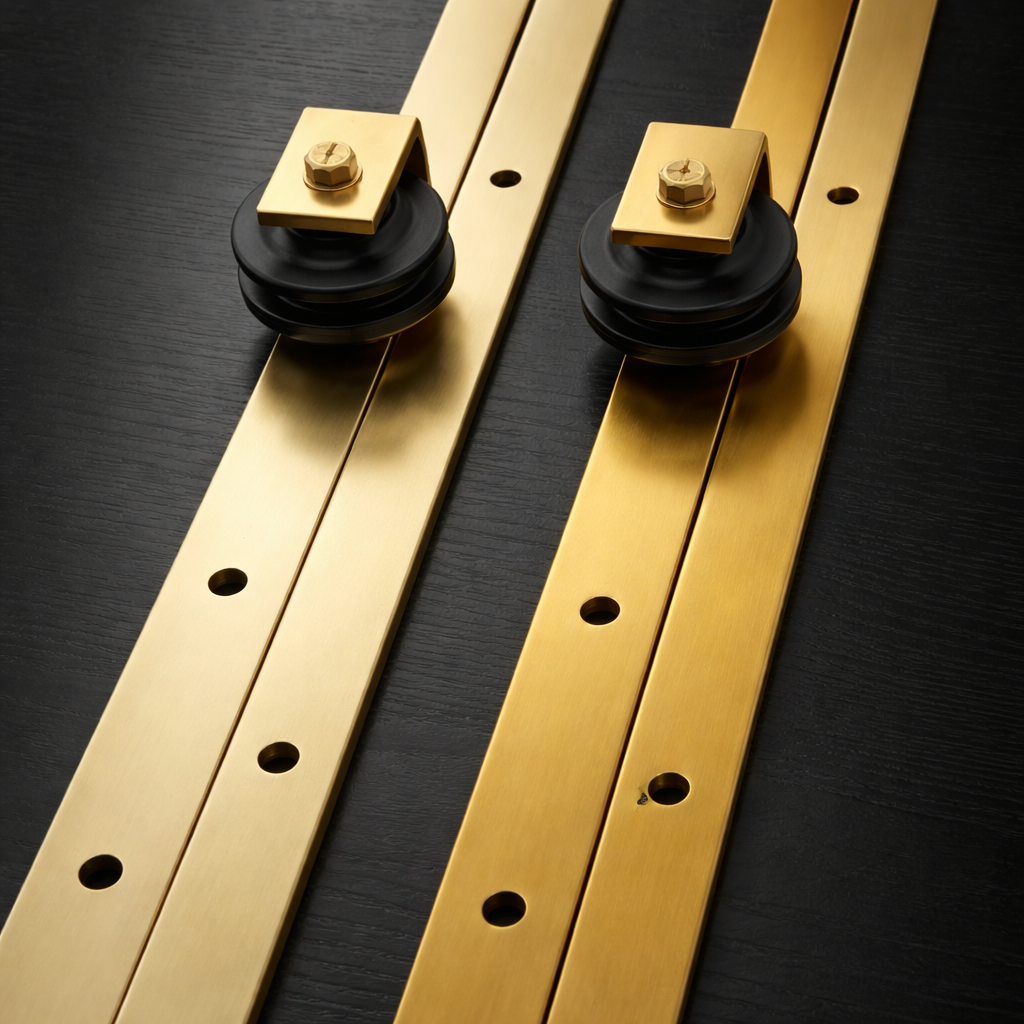 Prestige Minimalist Gold Slimline Track System