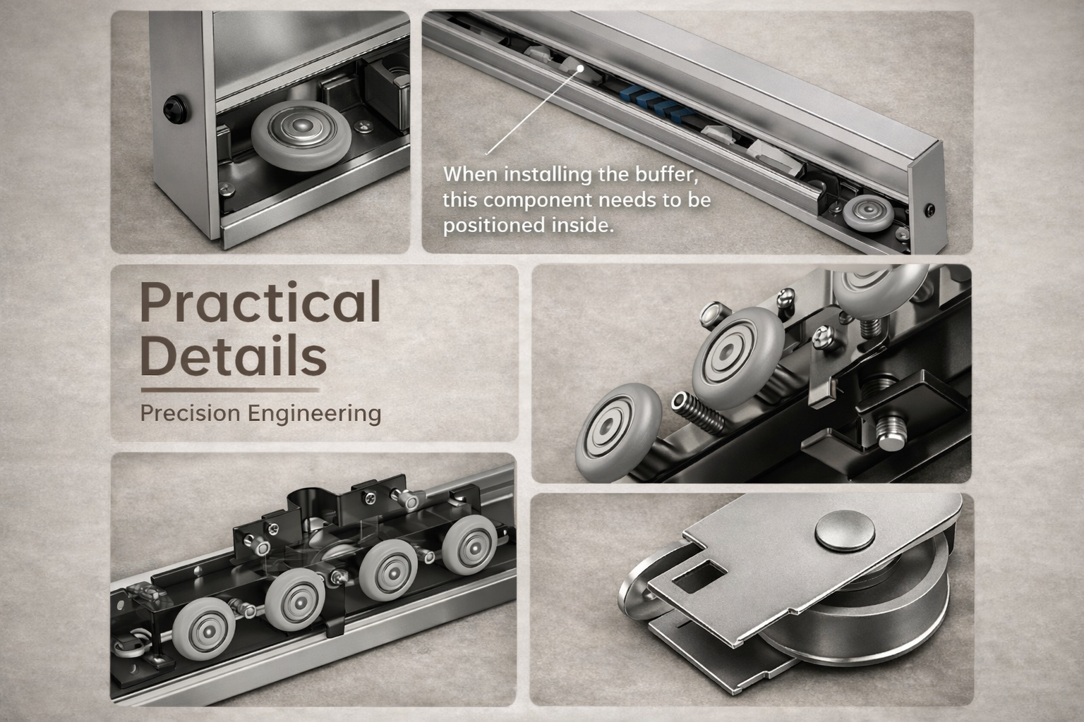 RLD Prestige Invisible Slide Hardware System