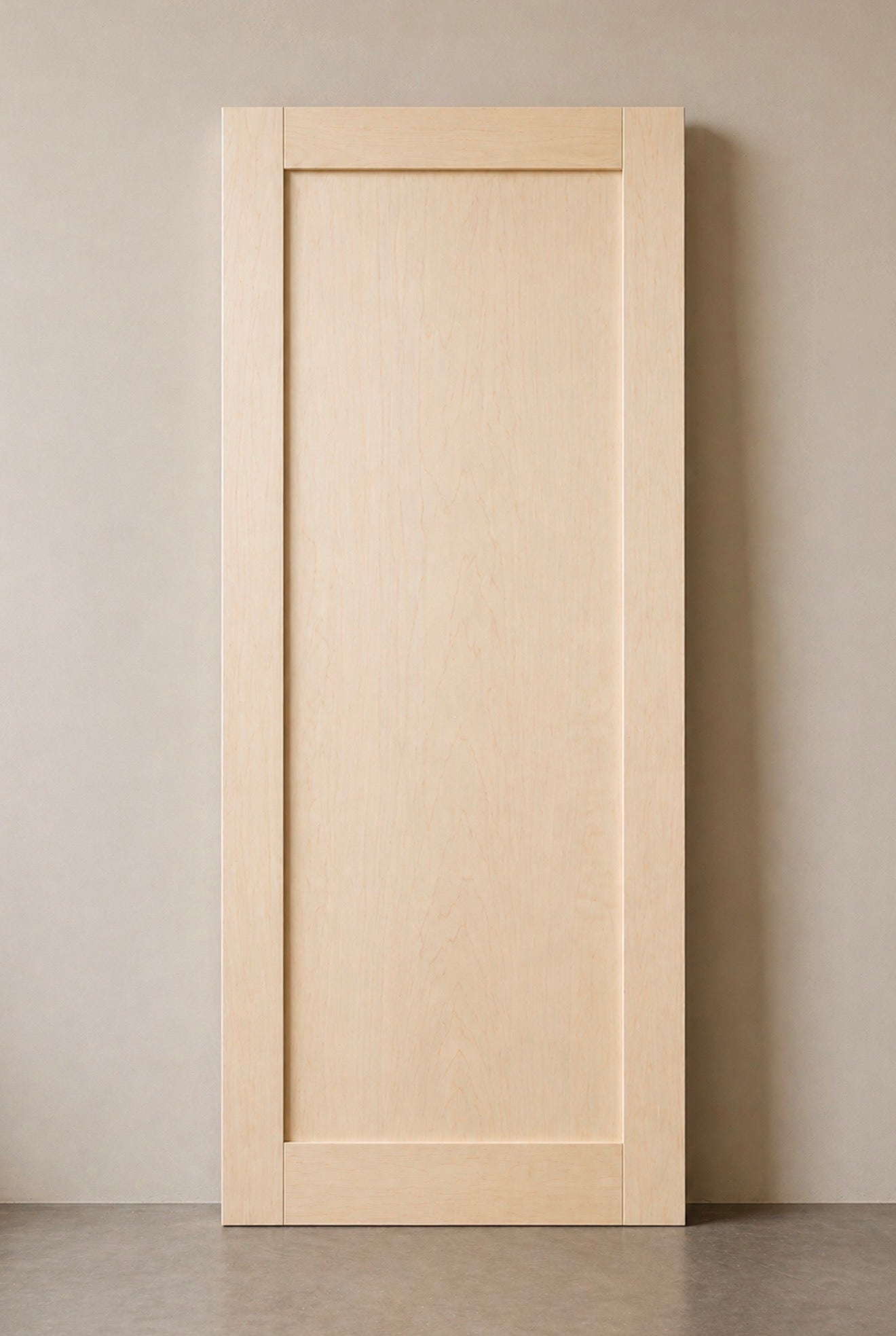 MAPLE INTERIOR DOOR BY RUSTIC LUXE DESIGNS FAST SHIP 32X84 1 PANEL DESIGN