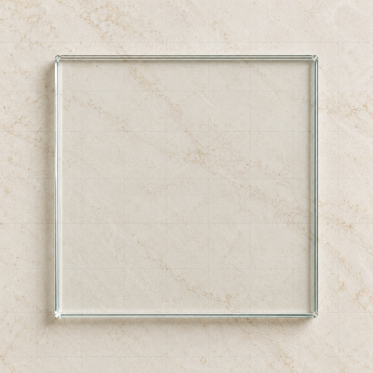 Illustrative Clear glass sample swatch