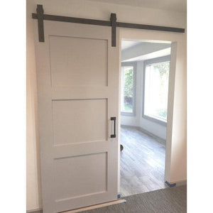 3-Panel Barn Door in Bedroom