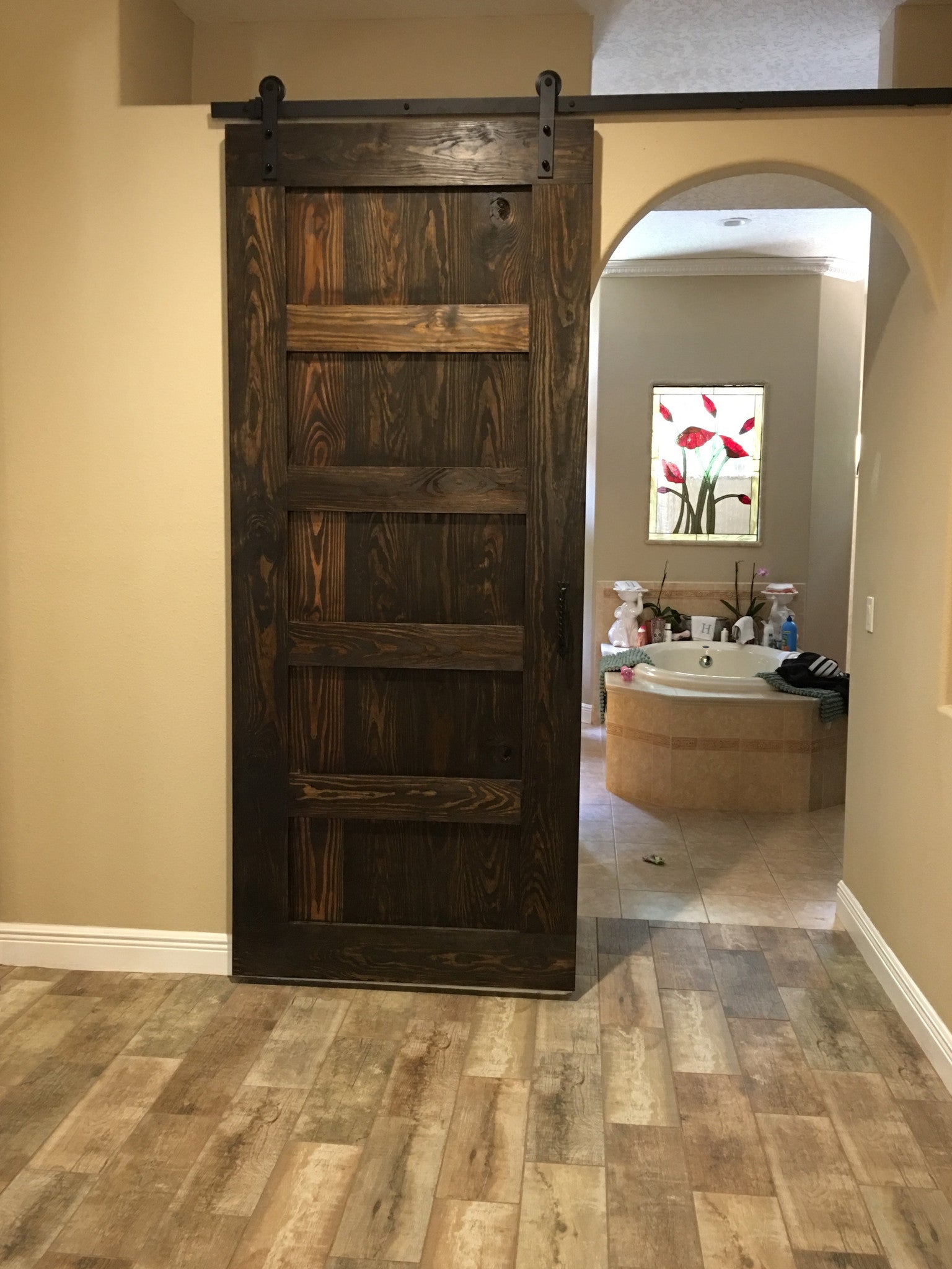 5-Panel Interior Sliding Barn Door