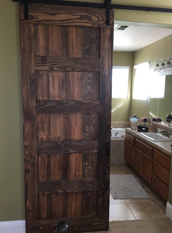 5-Panel Interior Sliding Barn Door