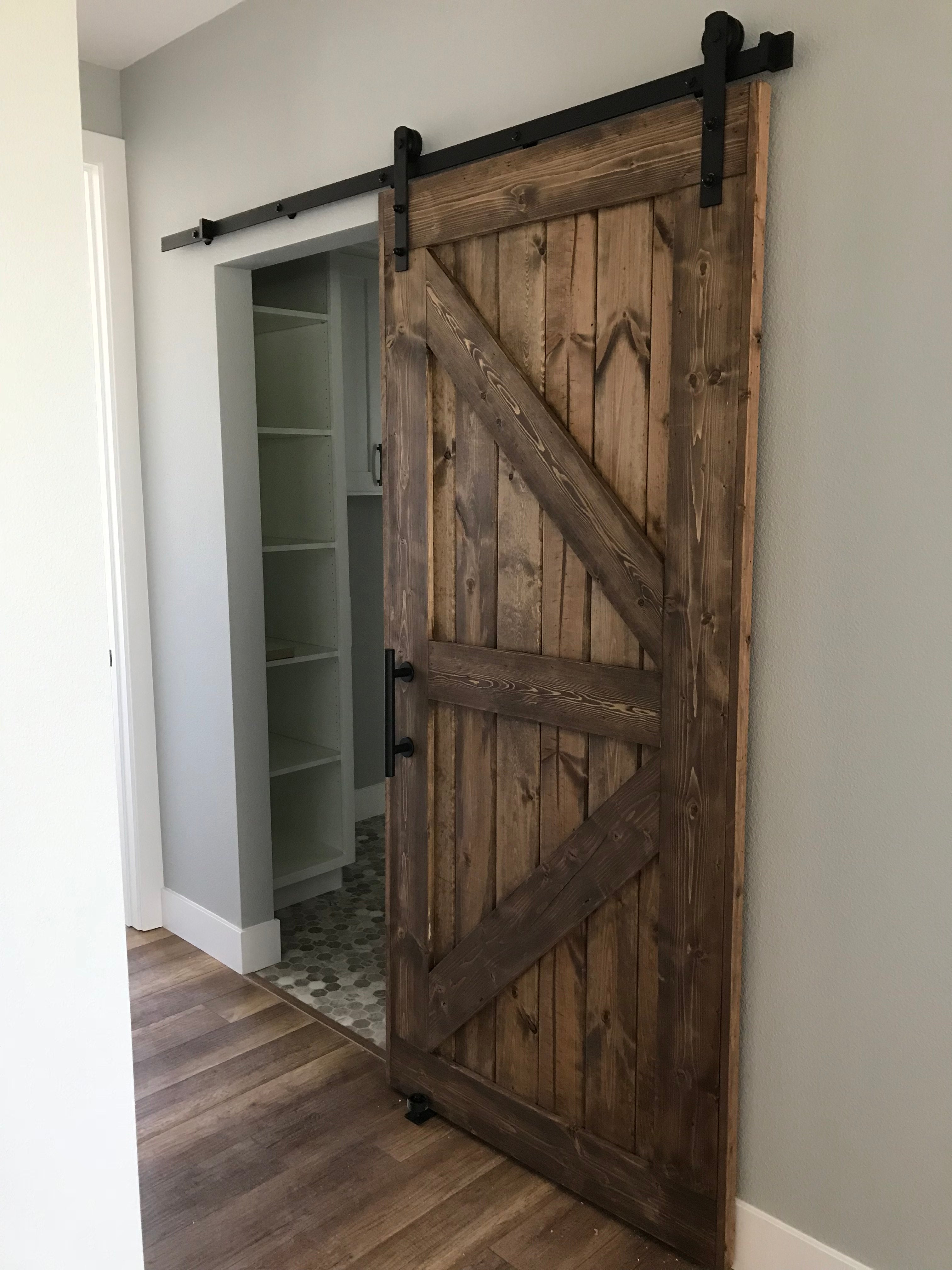 British Brace Interior Sliding Barn Door