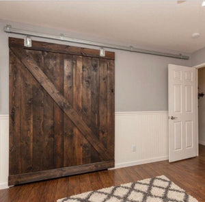 Diagonal Barn Door - Rustic Luxe Designs