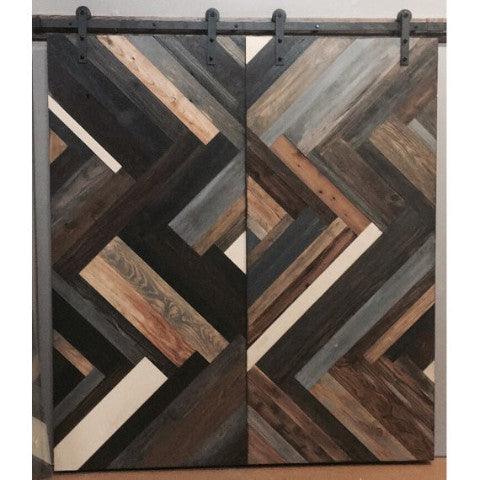 Herringbone Door - Rustic Luxe Designs