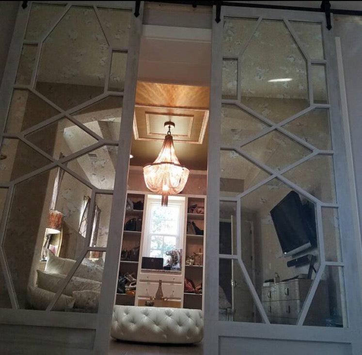 Parisian Mirror Door - Rustic Luxe Designs