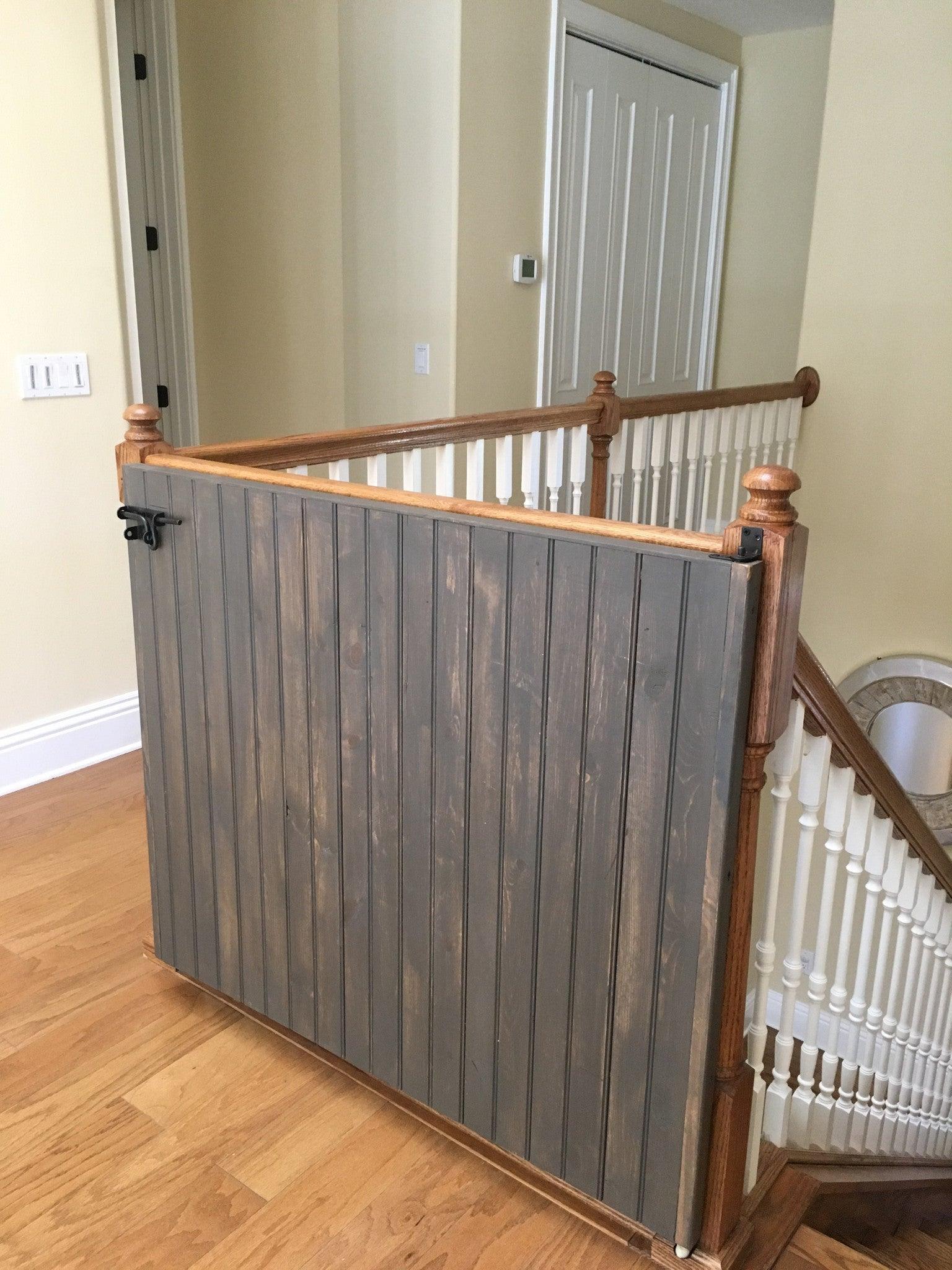 Rustic wood baby sales gate