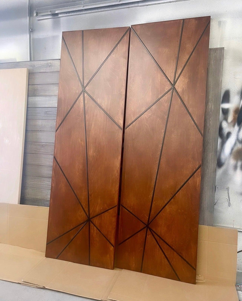 Amalfi Modern Interior Door | Custom Geometric Wood Door