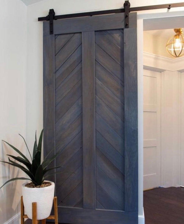 Chevron Architectural Door - Minimal Panel | Rustic Luxe Designs